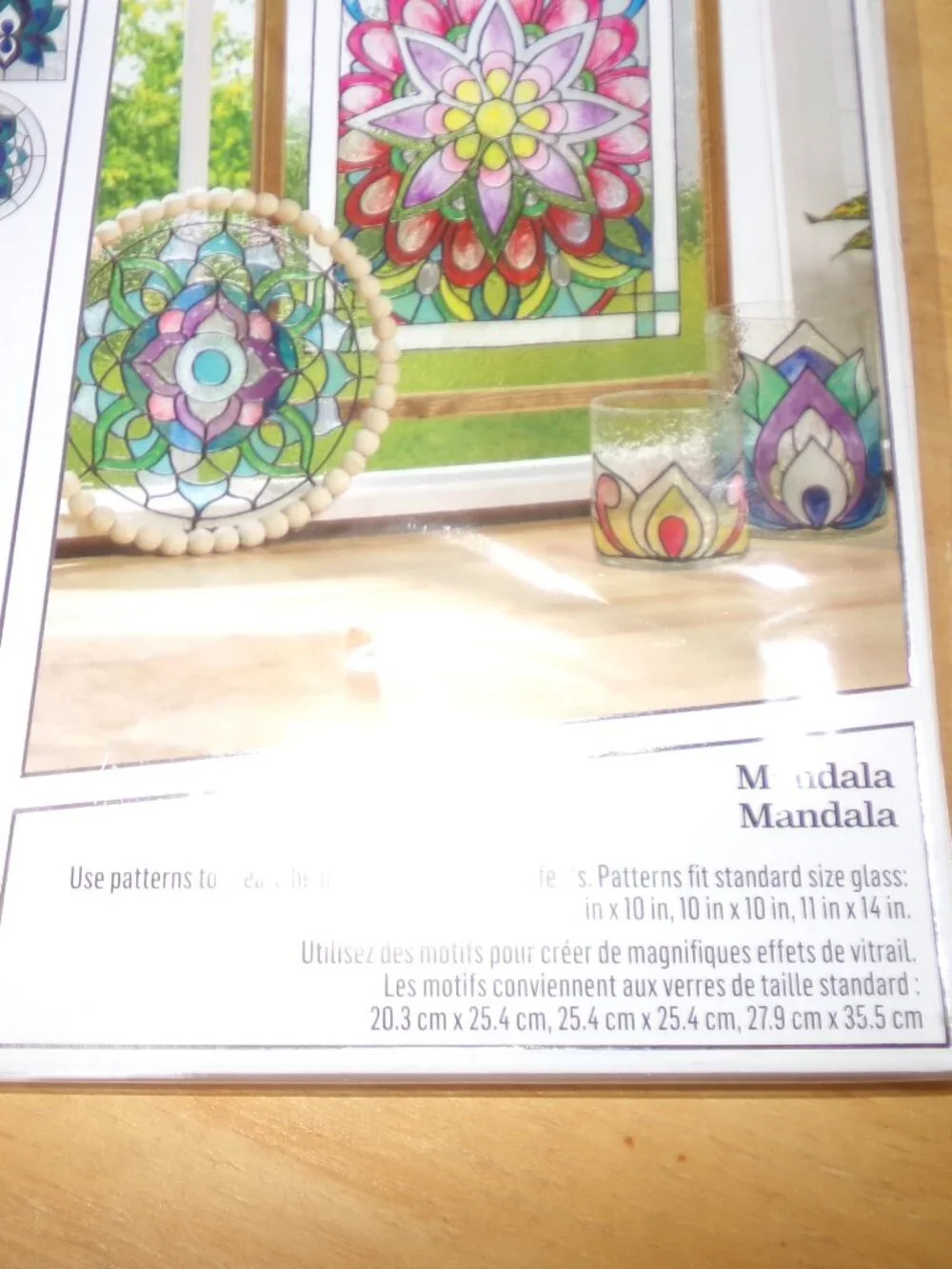 Plaid Gallery Glass NWT Pattern Pack - Mandala